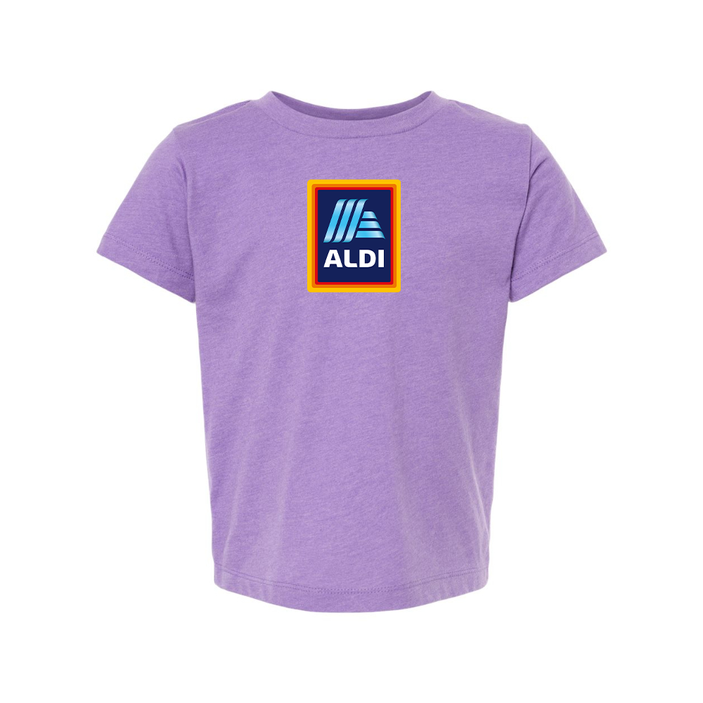 Aldi Logo BELLA  CANVAS Toddler Jersey Tee