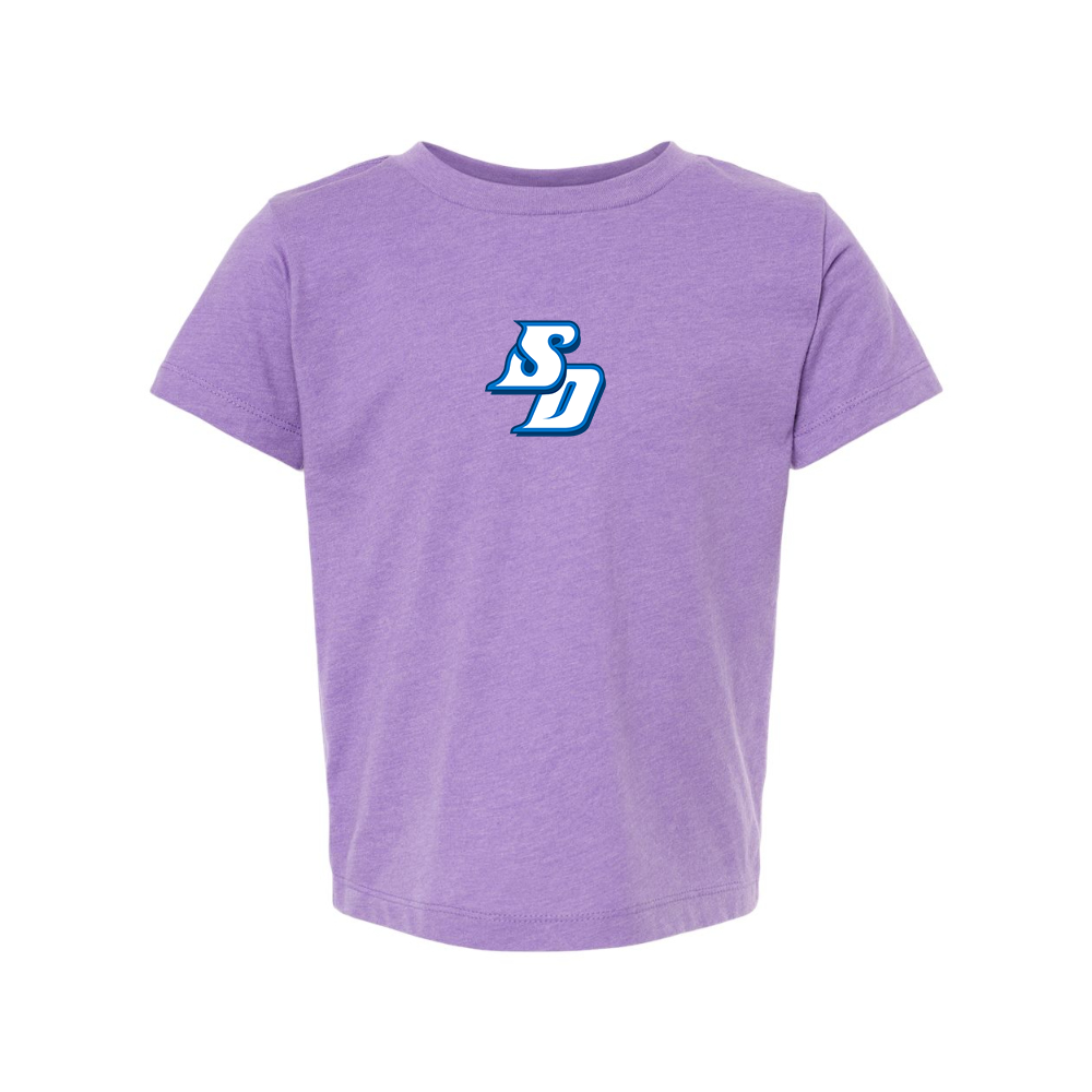 San Diego Toreros Logo BELLA  CANVAS Toddler Jersey Tee