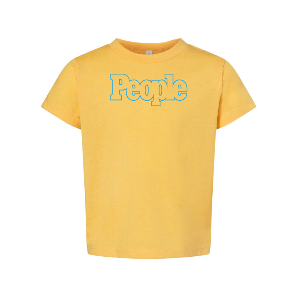 People Magazine Logo BELLA  CANVAS Toddler Jersey Tee