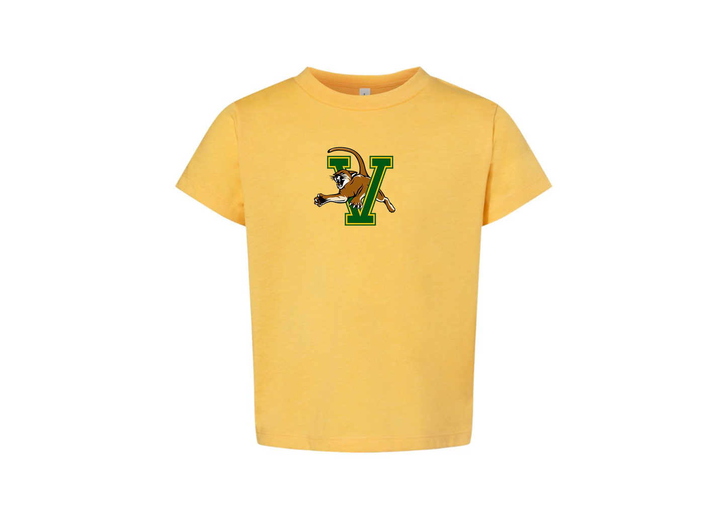 Vermont Catamounts BELLA  CANVAS Toddler Jersey Tee