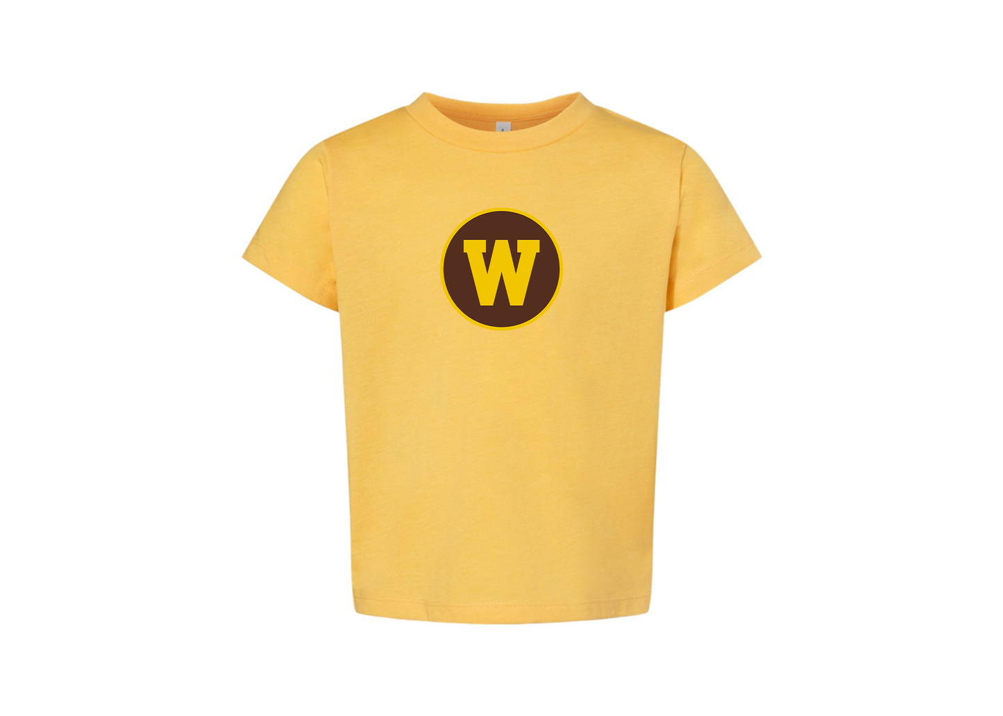 Western Michigan Broncos BELLA  CANVAS Toddler Jersey Tee