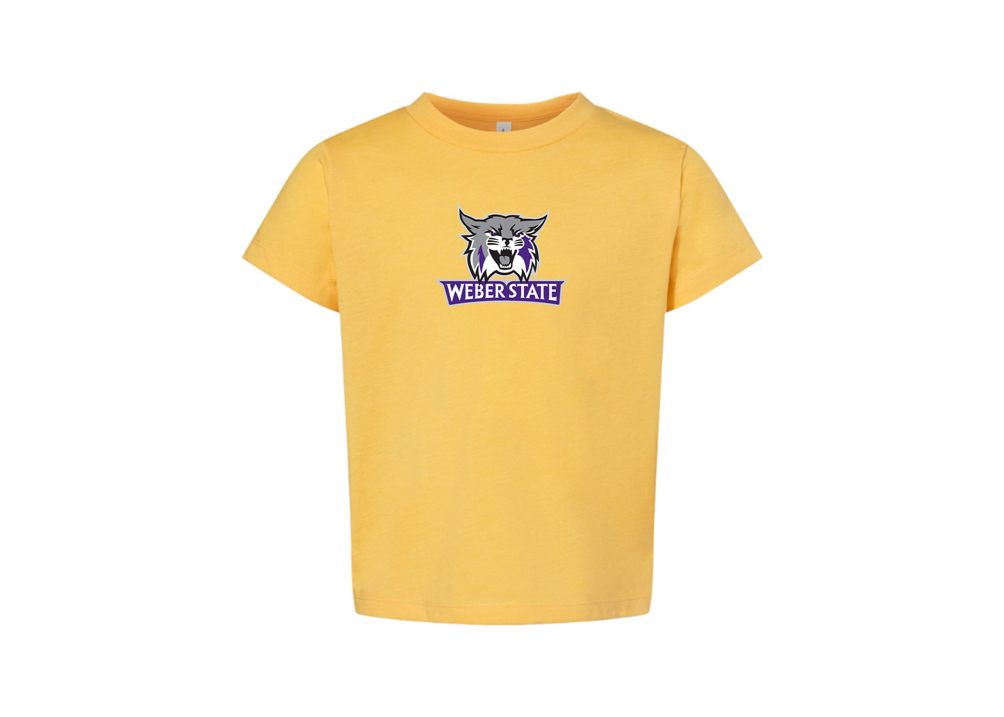 Weber State Wildcats BELLA  CANVAS Toddler Jersey Tee