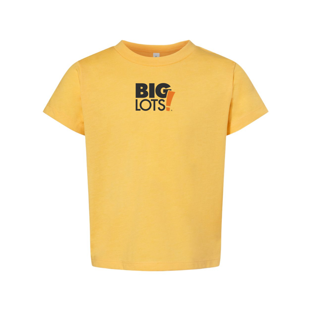 Big Lots Logo BELLA  CANVAS Toddler Jersey Tee