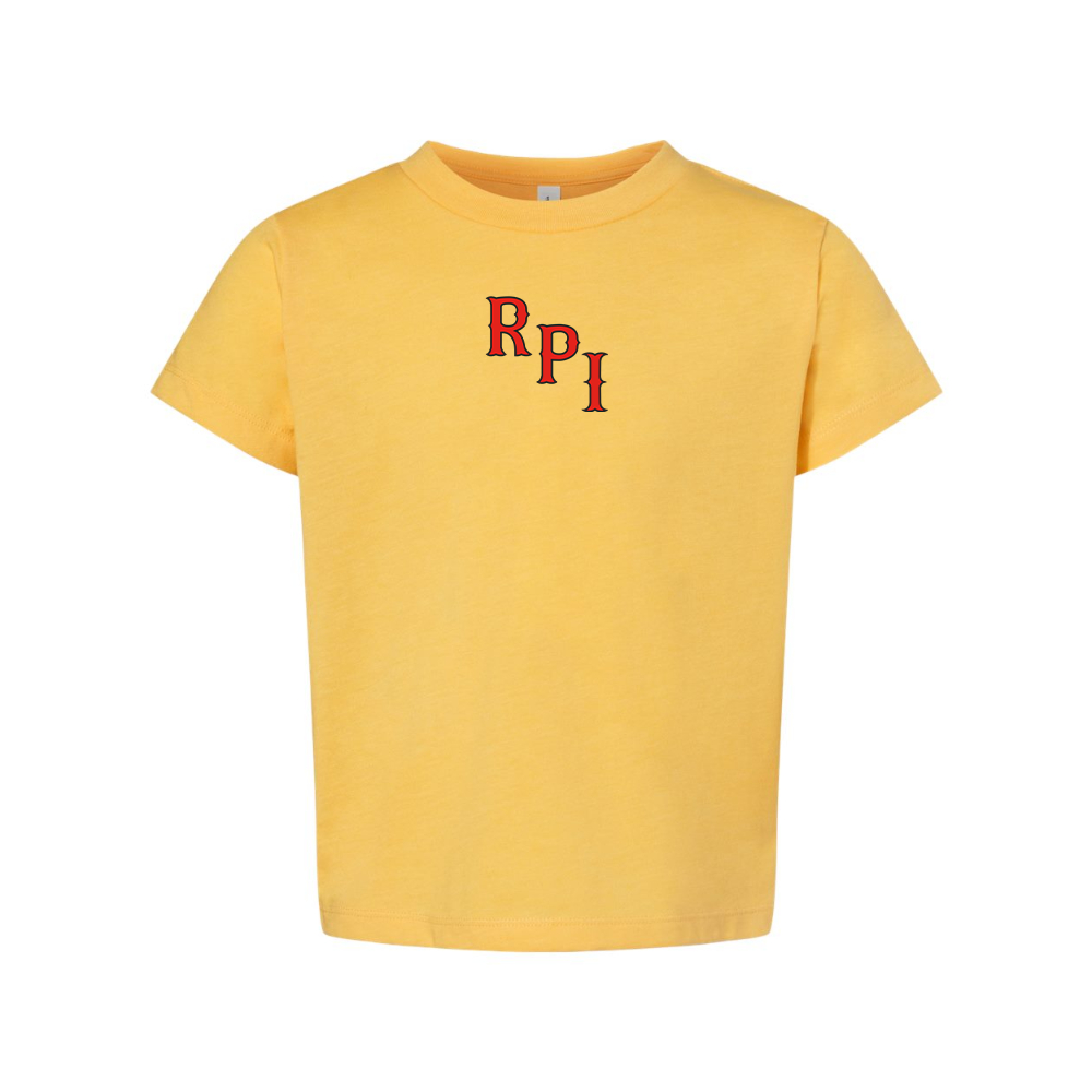 RPI Engineers Logo BELLA  CANVAS Toddler Jersey Tee