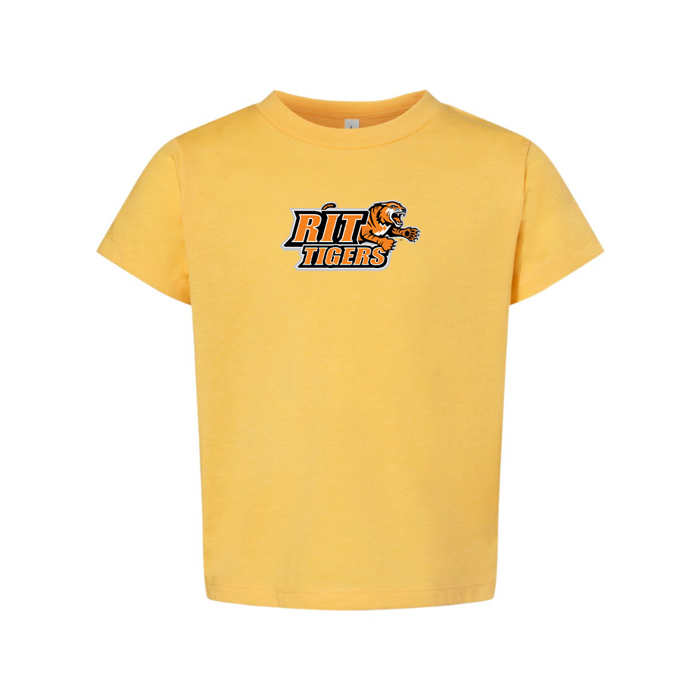 RIT Tigers Logo BELLA  CANVAS Toddler Jersey Tee
