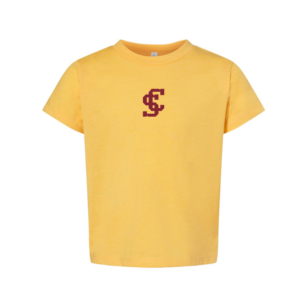 Santa Clara Broncos Logo BELLA  CANVAS Toddler Jersey Tee