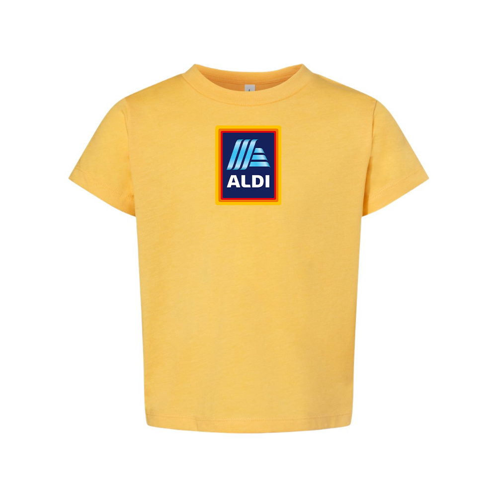 Aldi Logo BELLA  CANVAS Toddler Jersey Tee