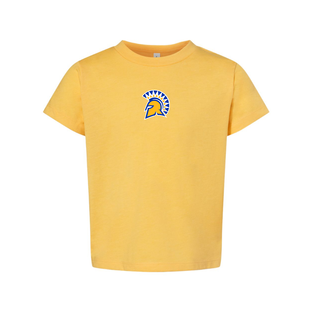 San Jose State Spartans Logo BELLA  CANVAS Toddler Jersey Tee