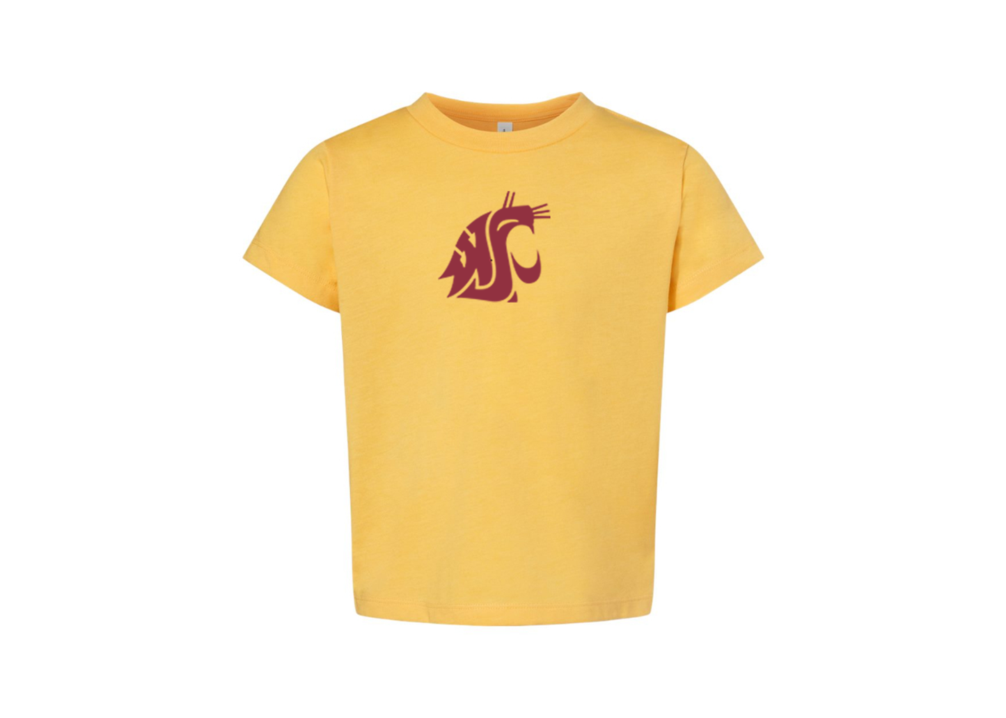 Washington State Cougars BELLA  CANVAS Toddler Jersey Tee