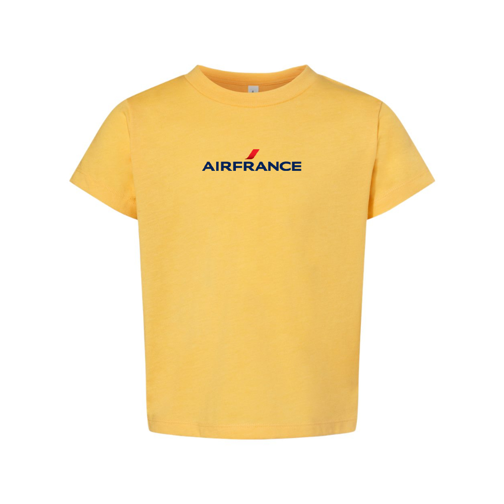 Air France Logo BELLA  CANVAS Toddler Jersey Tee