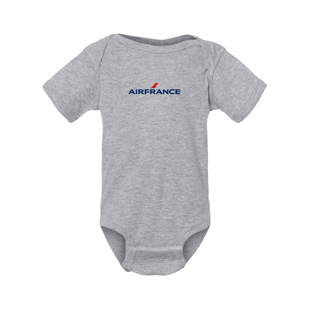 Air France Logo Rabbit Skins Infant Baby Rib Bodysuit