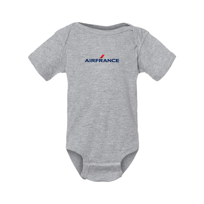 Air France Logo Rabbit Skins Infant Baby Rib Bodysuit