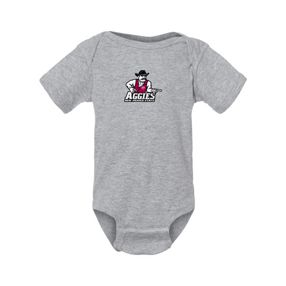 Aggies New Mexico State Logo  Rabbit Skins Infant Baby Rib Bodysuit