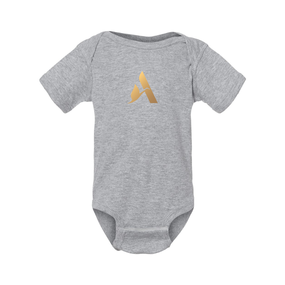 Accor Golden Logo Rabbit Skins Infant Baby Rib Bodysuit