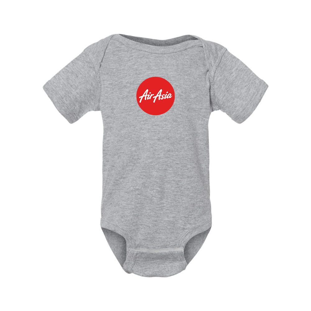 Air Asia Logo  Rabbit Skins Infant Baby Rib Bodysuit
