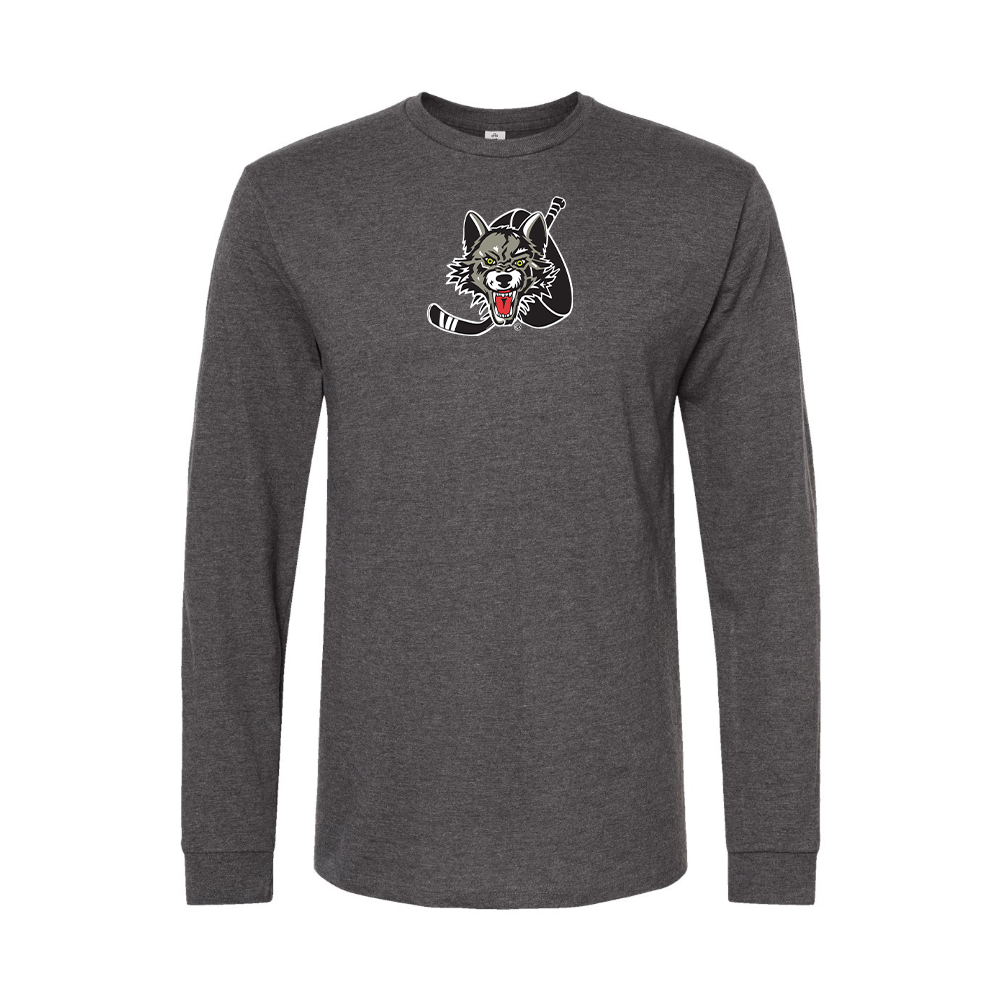 Men's Chicago Wolves Logo Long Sleeve T-Shirt