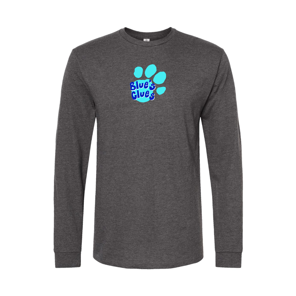Men's Blues Clues Logo Long Sleeve T-Shirt