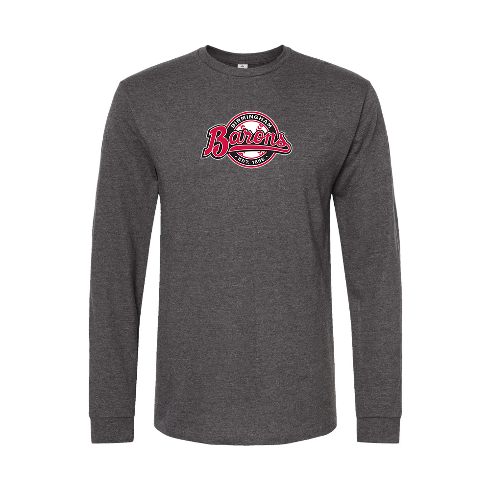 Men's Birmingham Barons Logo Long Sleeve T-Shirt