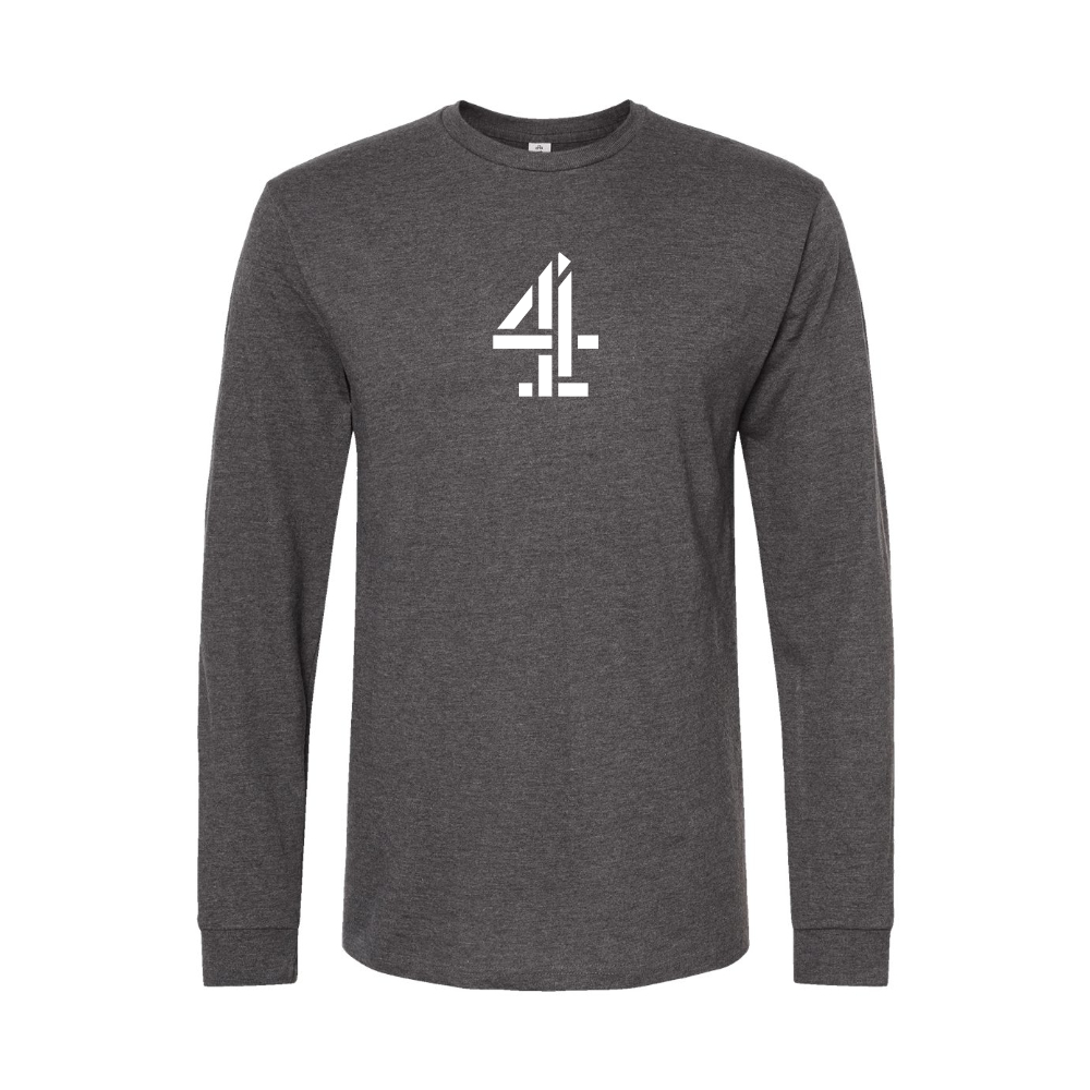 Men's Channel 4 Logo Long Sleeve T-Shirt