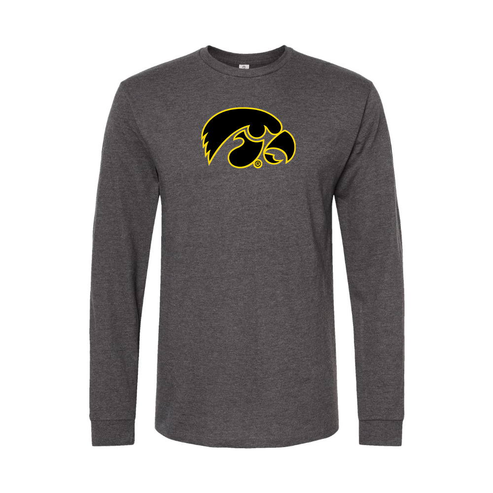 Men's Lowa Hawkeyes Logo Long Sleeve T-Shirt