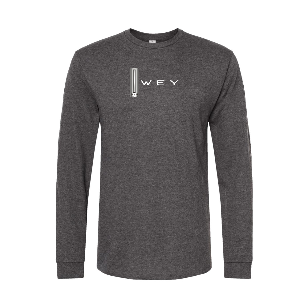Men's WEY Logo Long Sleeve T-Shirt