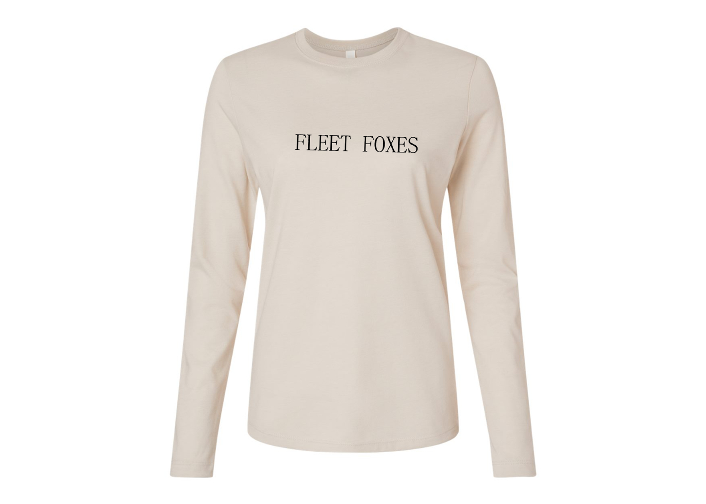 BELLA CANVAS Women’s Fleet Foxes Logo Jersey Long Sleeve Tee