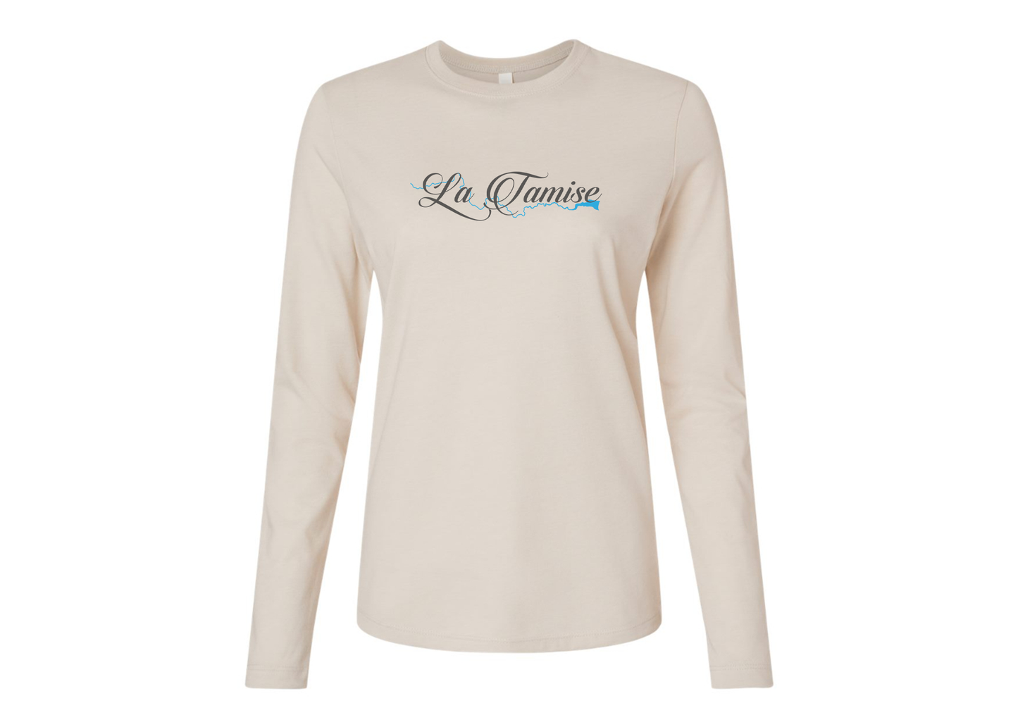 BELLA CANVAS Women’s La Tamise Logo Jersey Long Sleeve Tee