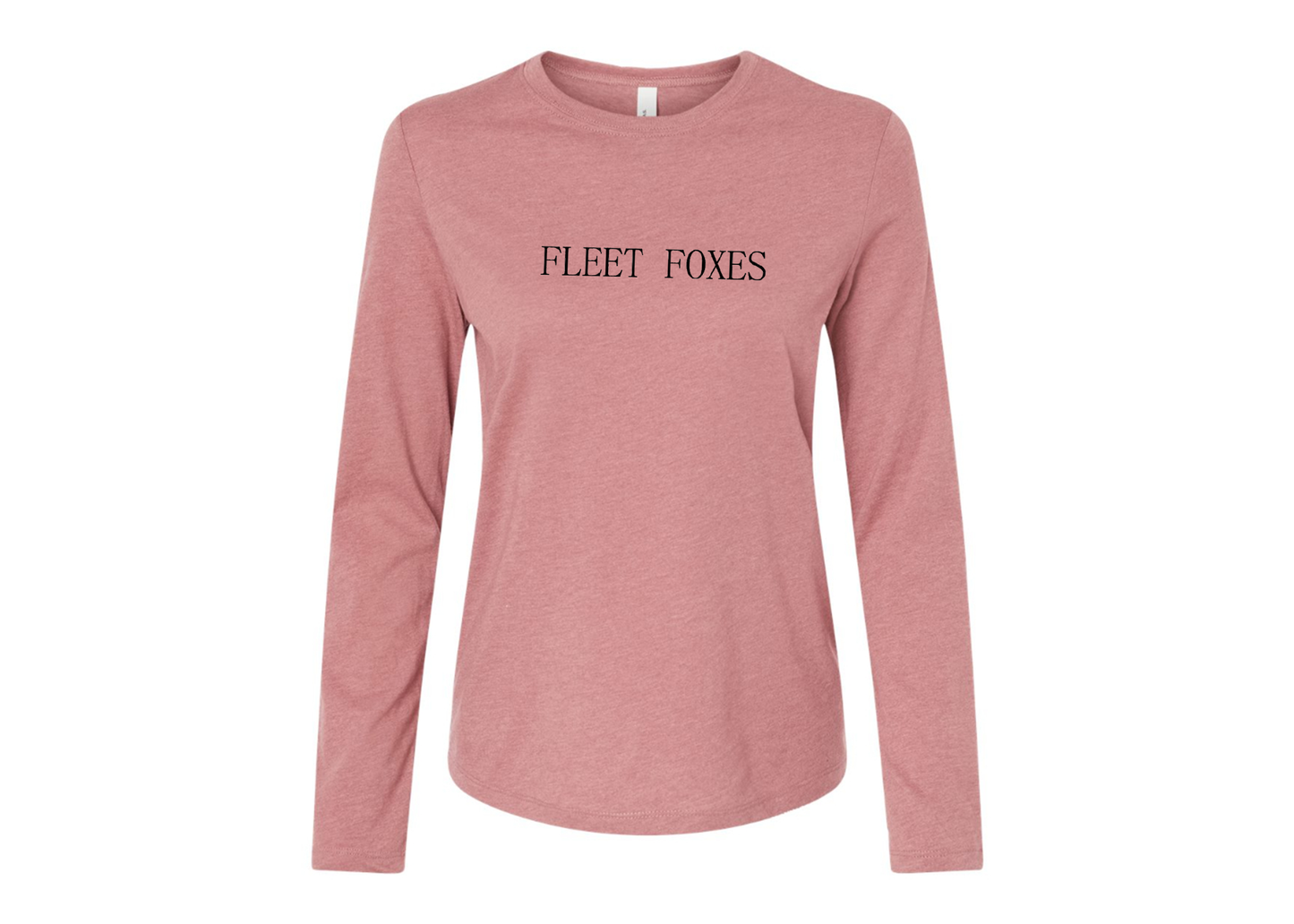 BELLA CANVAS Women’s Fleet Foxes Logo Jersey Long Sleeve Tee