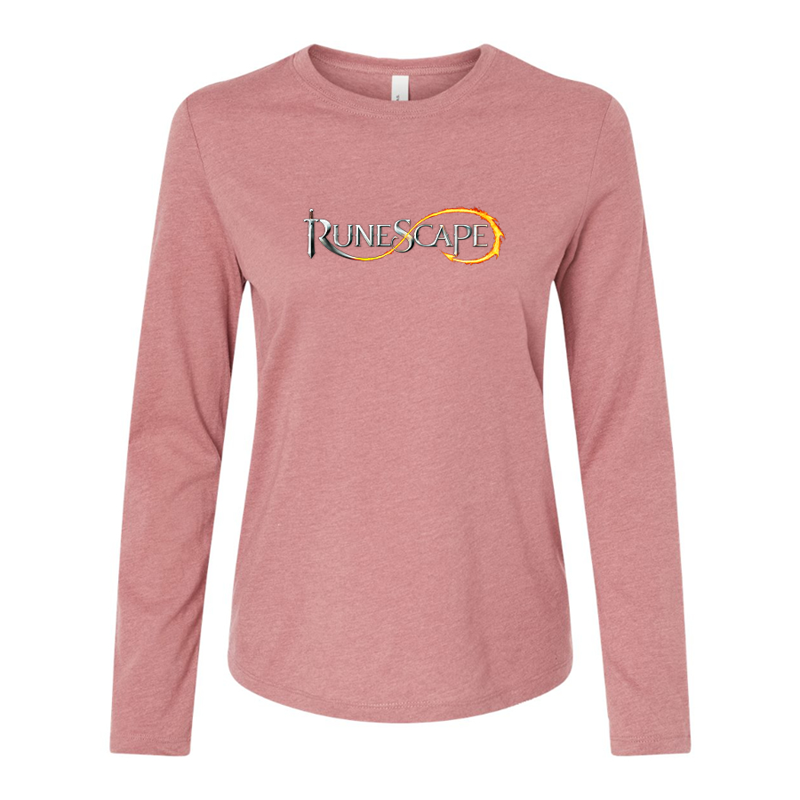BELLA CANVAS Women’s  Runescape Logo Jersey Long Sleeve Tee