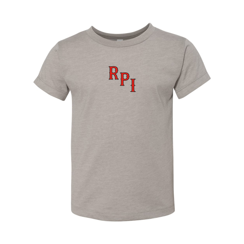 RPI Engineers Logo BELLA  CANVAS Toddler Jersey Tee