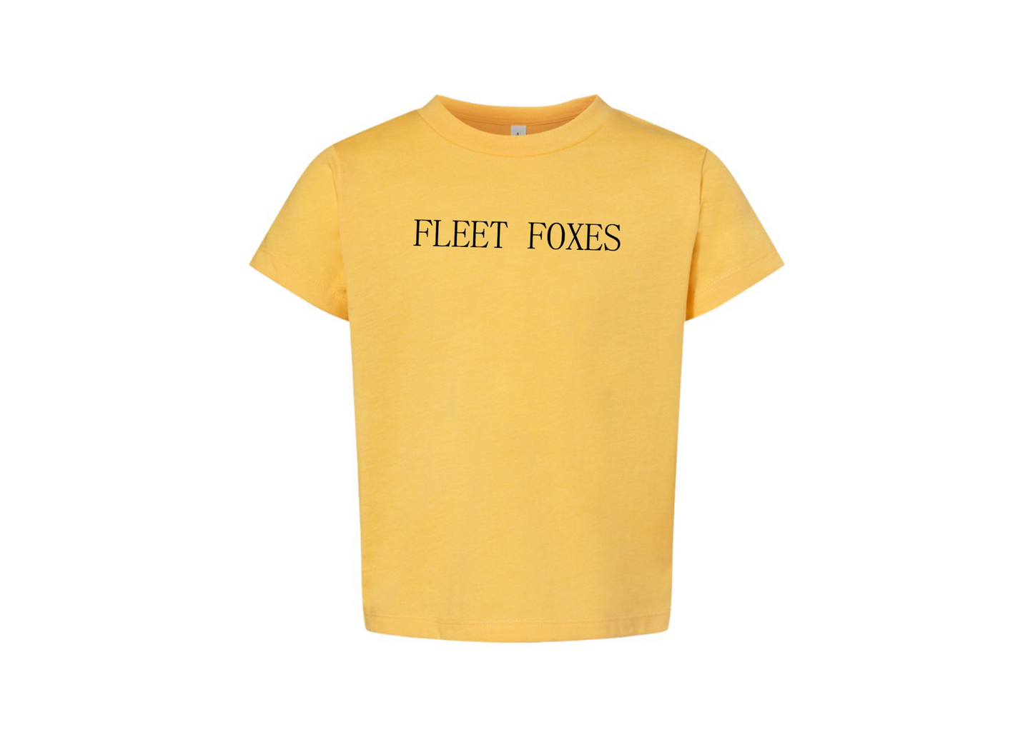 Fleet Foxes Logo BELLA  CANVAS Toddler Jersey Tee