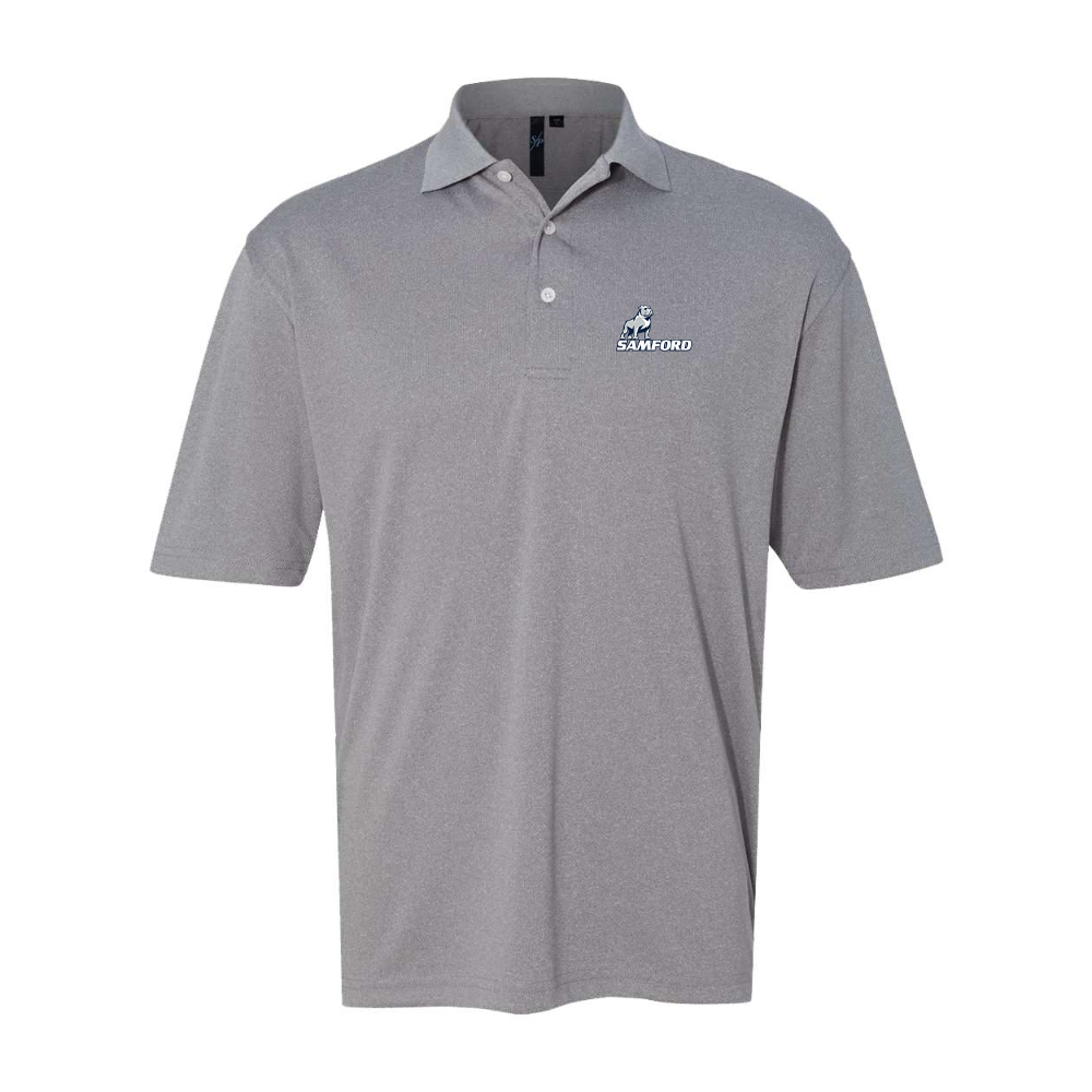 Men's Samford Bulldogs Logo Sierra Pacific Moisture Free Mesh Polo