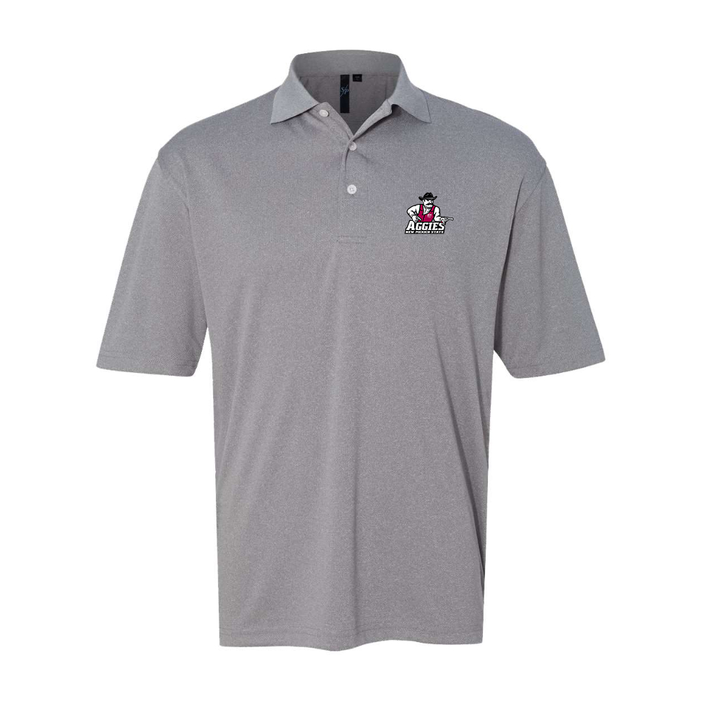 Men's Aggies New Mexico State Logo Sierra Pacific Moisture Free Mesh Polo