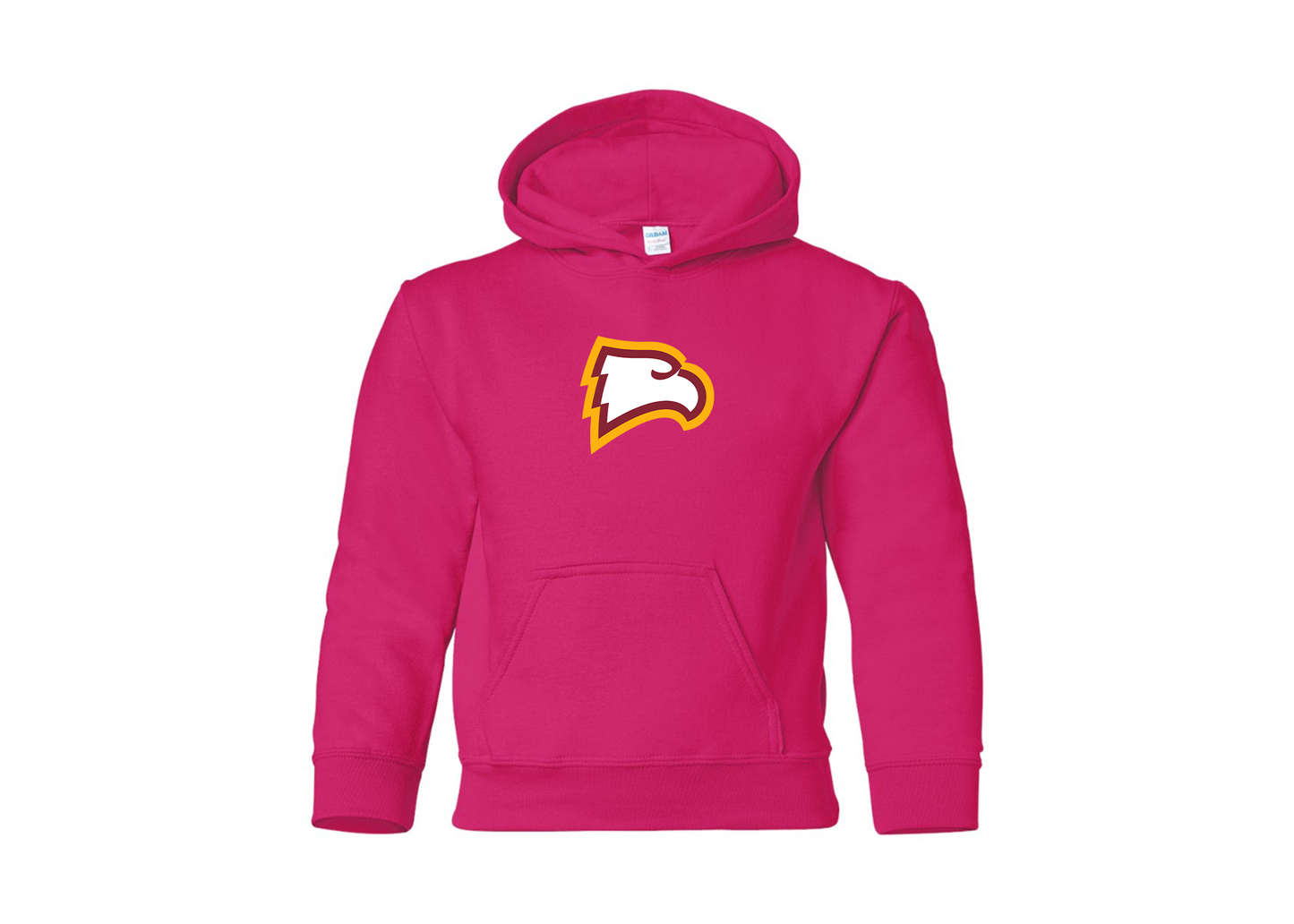 Youth Winthrop Eagles Gildan Heavy Blend  Hooded Sweatshirt