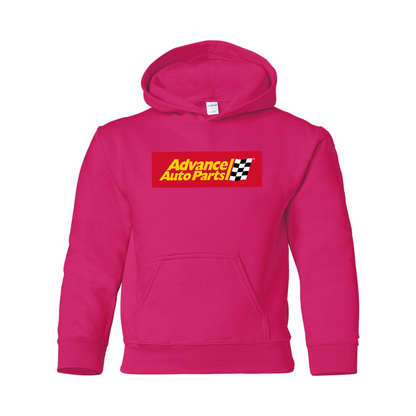 Youth Advance Auto Parts Logo Gildan Heavy Blend  Hooded Sweatshirt
