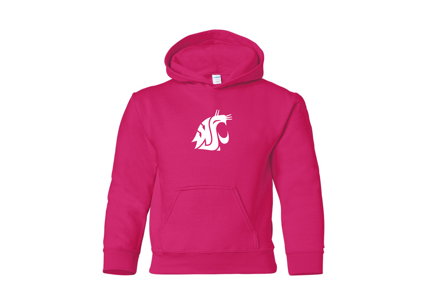 Youth Washington State Cougars Gildan Heavy Blend  Hooded Sweatshirt