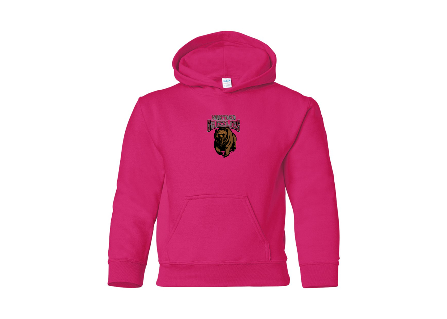 Youth Montana Grizzliesl Gildan Heavy Blend  Hooded Sweatshirt