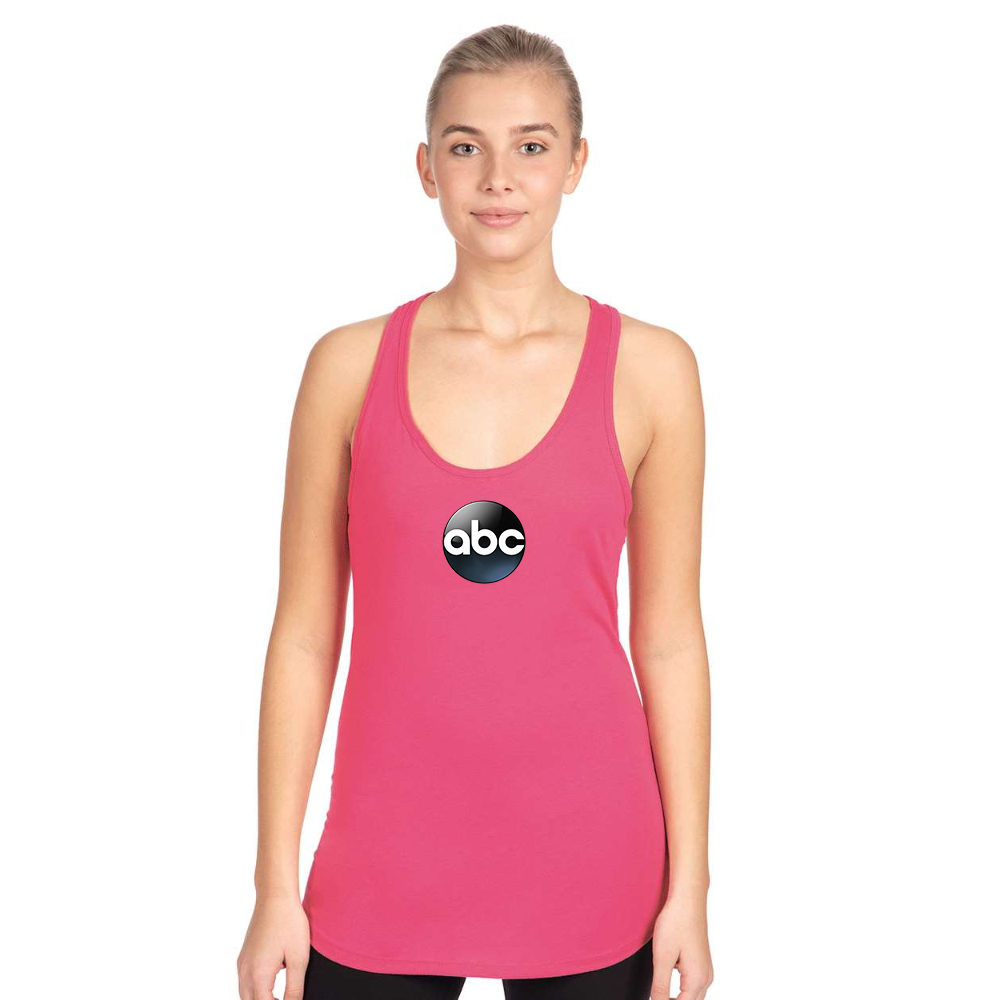 Women's Abc Logo Next Level Ideal Racerback Tank