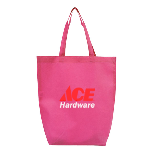 ACE Hardware Logo Q-Tees Non-Woven Gusset Bottom Tote