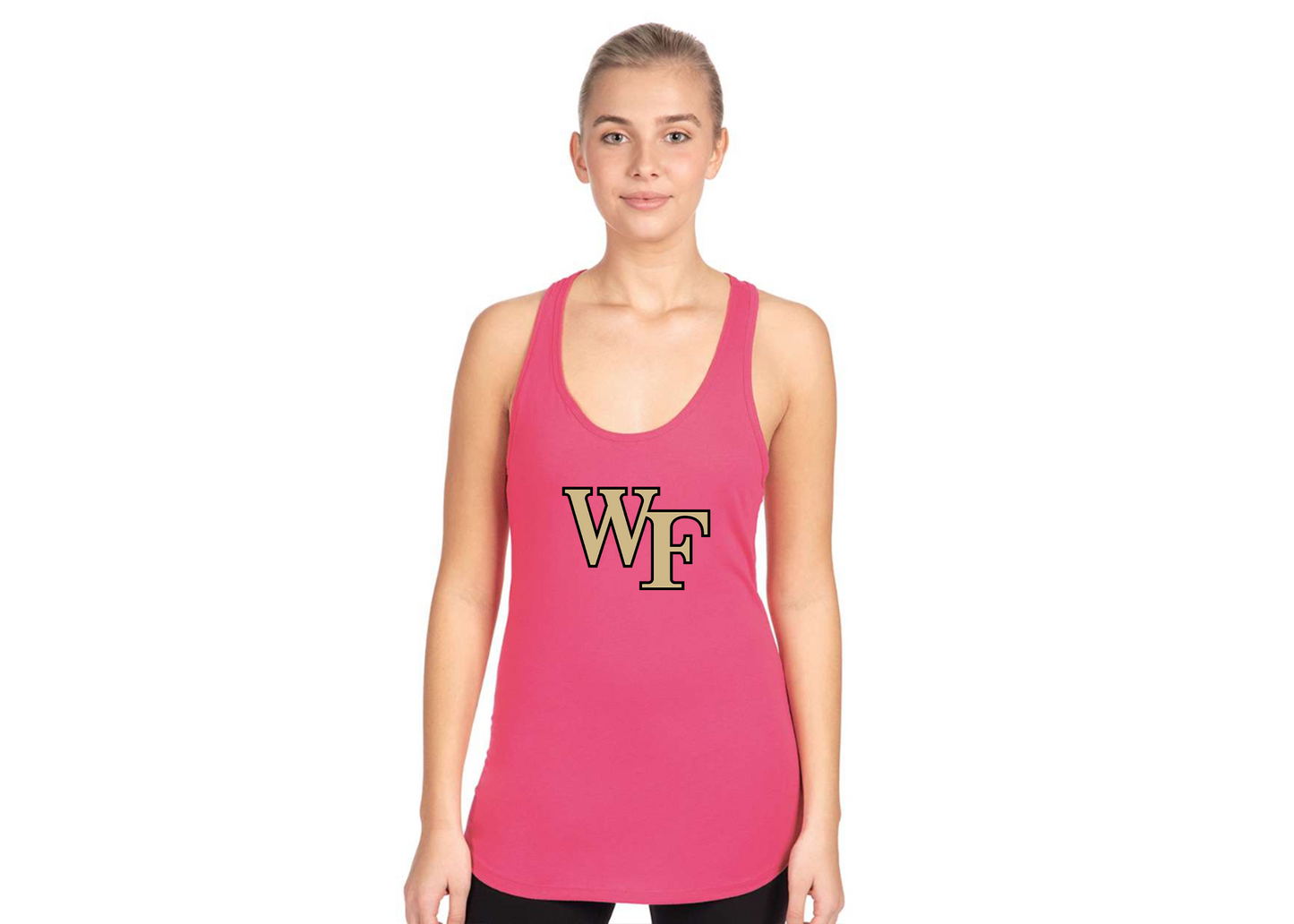 Women's Wake Forest Demon Deacons Next Level Ideal Racerback Tank