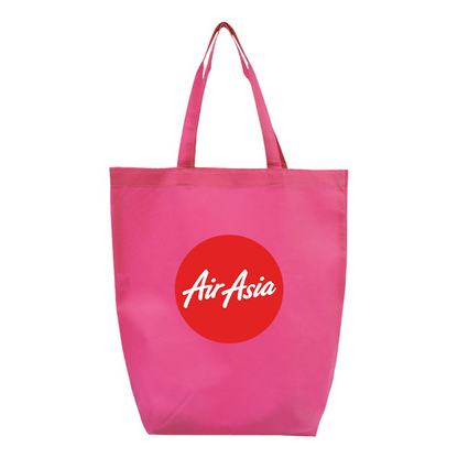 Air Asia Logo Q-Tees Non-Woven Gusset Bottom Tote