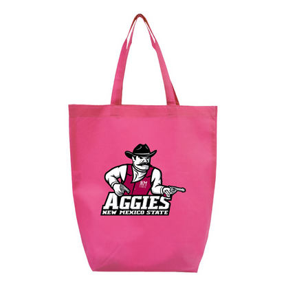 Aggies New Mexico State Logo Q-Tees Non-Woven Gusset Bottom Tote