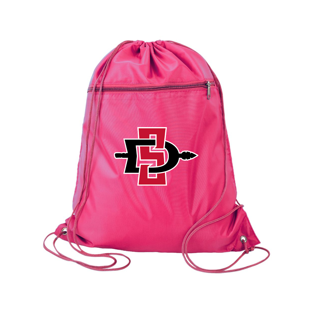 San Diego State Aztecs Logo Q-Tees - Polyester Cinchpack