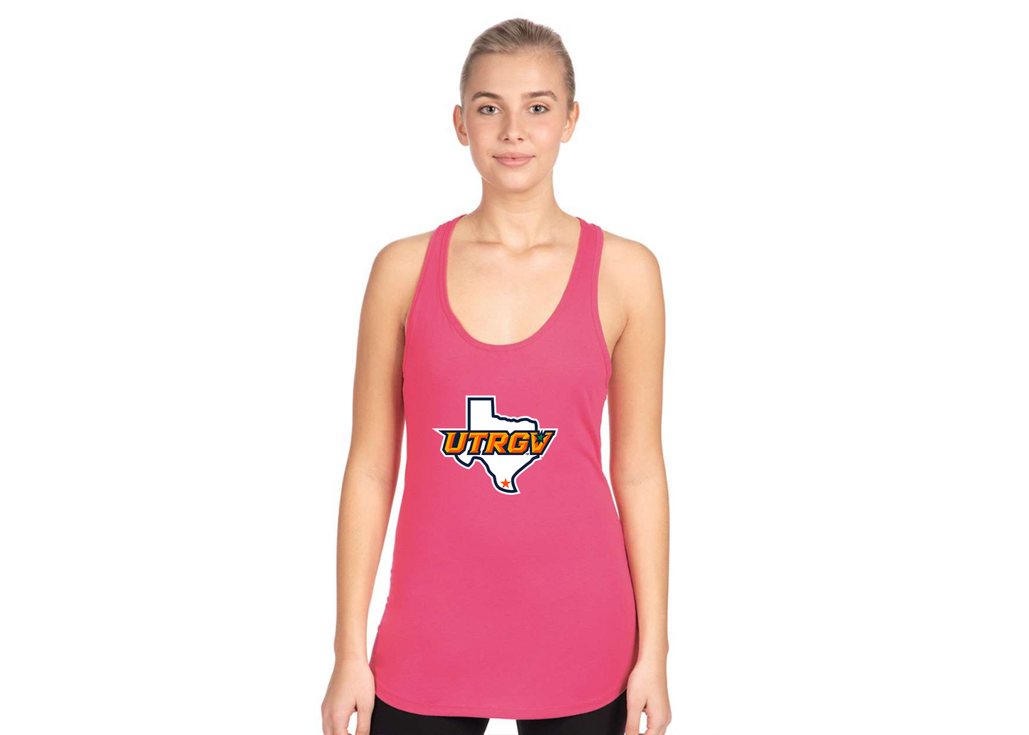 Women's UTRGV Vaqueros Next Level Ideal Racerback Tank