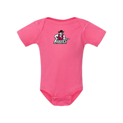 Aggies New Mexico State Logo  Rabbit Skins Infant Baby Rib Bodysuit