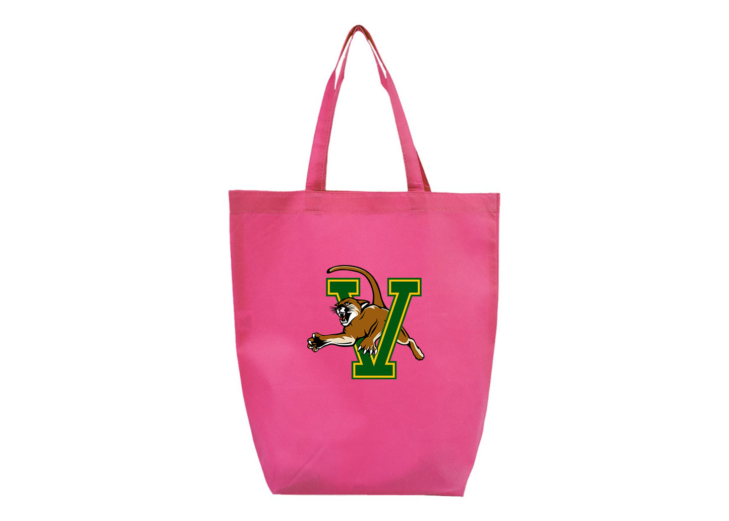 Vermont Catamounts Q-Tees Non-Woven Gusset Bottom Tote