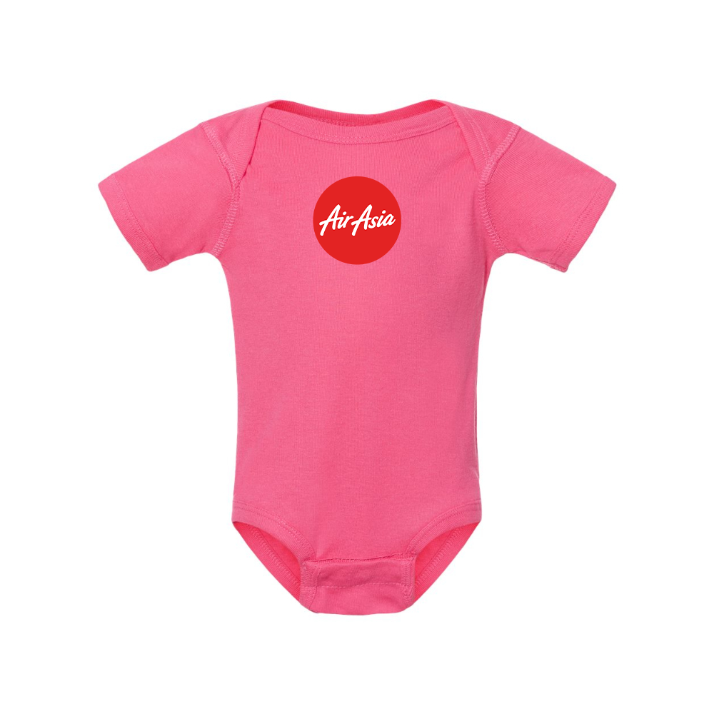 Air Asia Logo  Rabbit Skins Infant Baby Rib Bodysuit