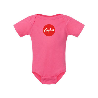 Air Asia Logo  Rabbit Skins Infant Baby Rib Bodysuit