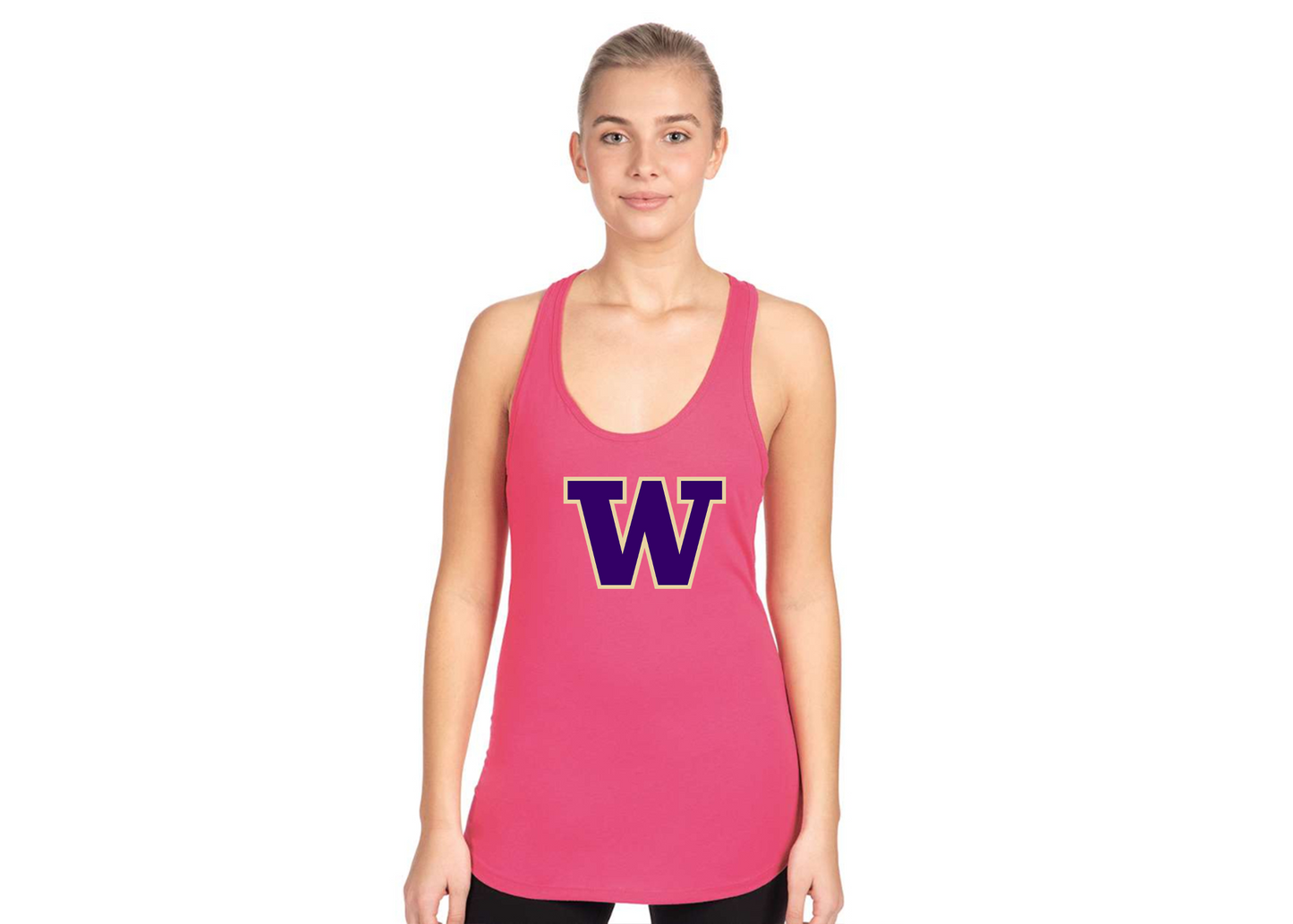 Women's Washington Huskies Next Level Ideal Racerback Tank