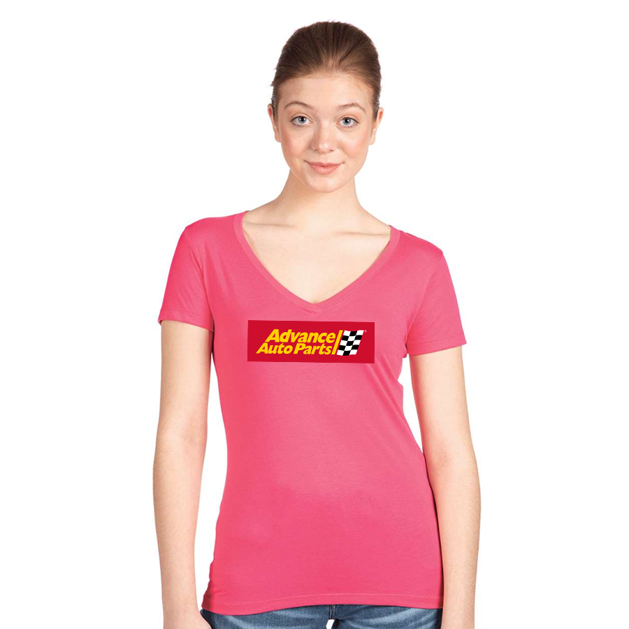 Women's Advance Auto Parts Logo Next Level V-Neck T-Shirt